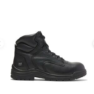 Timberland PRO TITAN Men's Black Leather safety Boots size 8